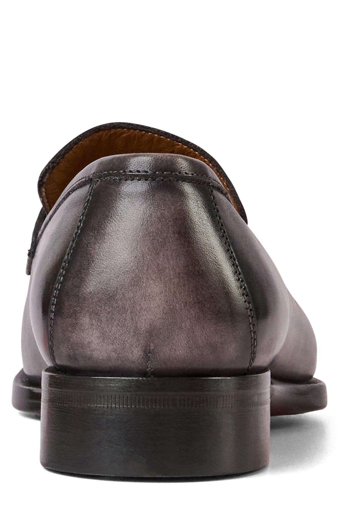 Bruno Magli Emilio Penny Loafer, Alternate, color, Grey/ Croc