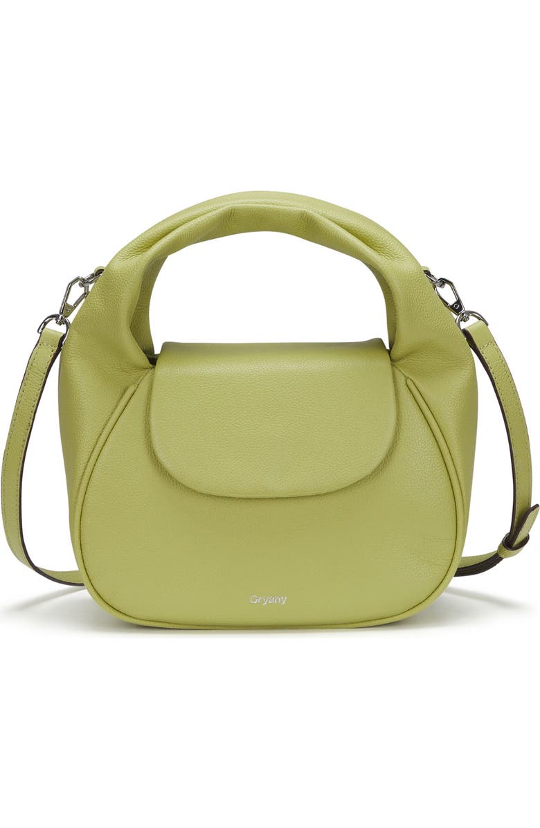 Oryany Anaan Leather Top Handle Tote, Main, color, Sweet Green