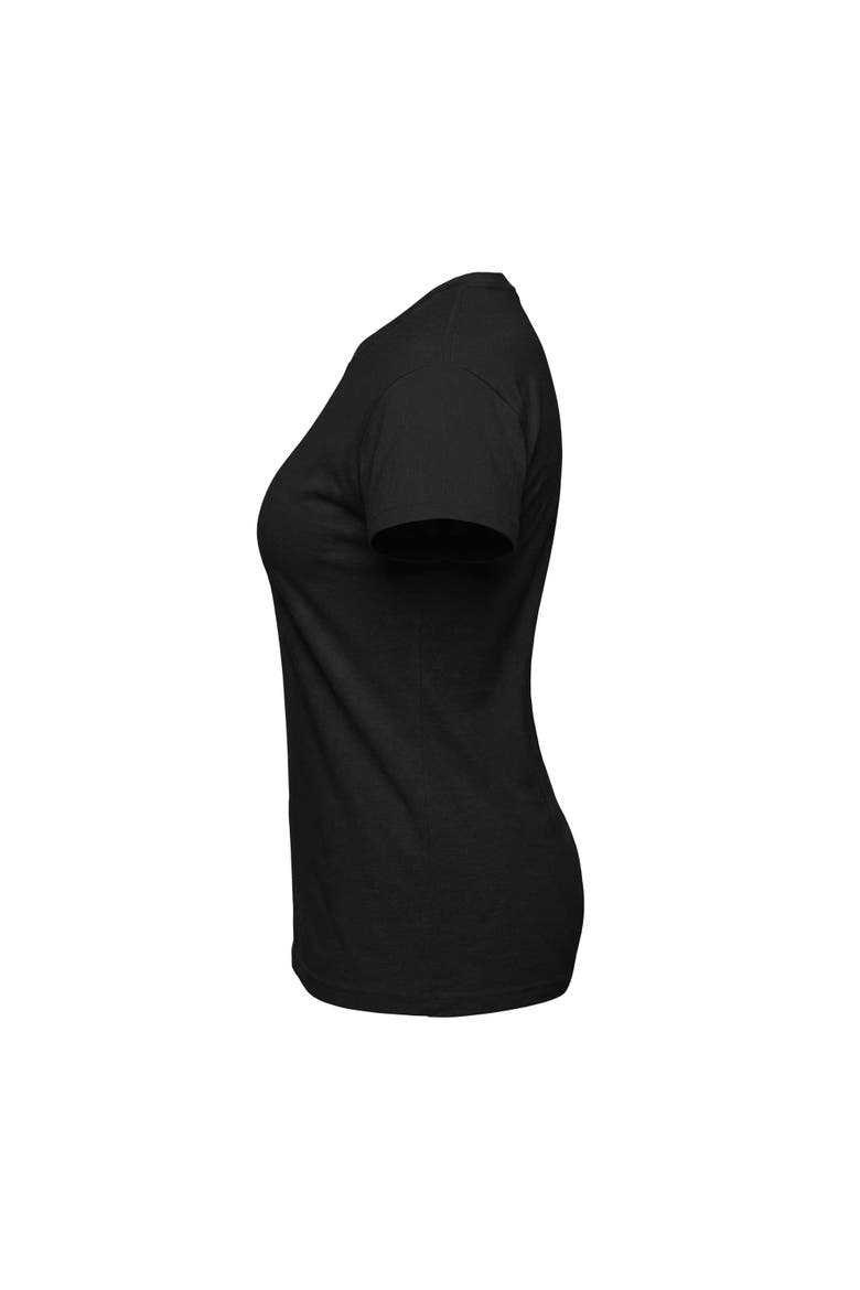 Women's Guitar Portrait Short Sleeve T-Shirt, Alternate, color, Black