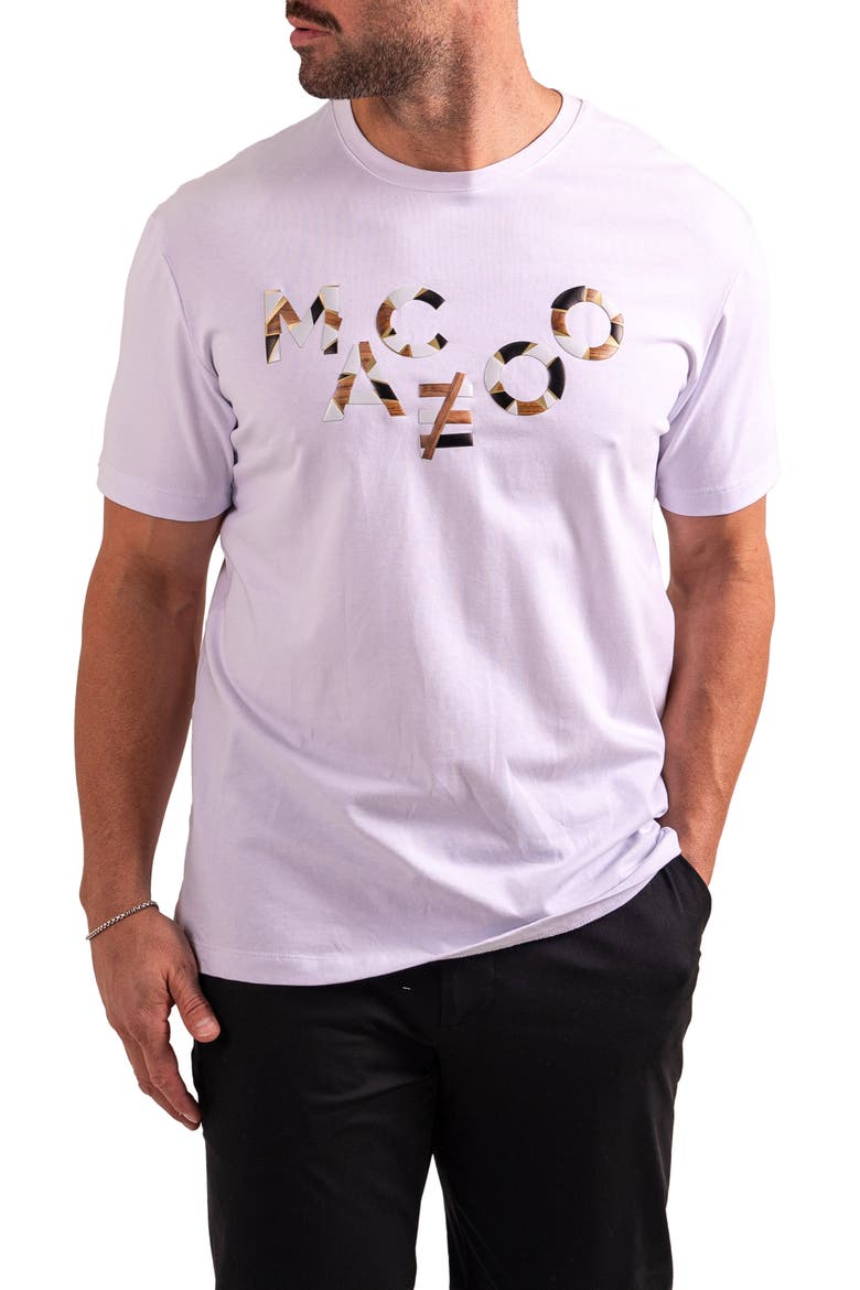 Logo Appliqué Graphic T-Shirt, Alternate, color, WHITE