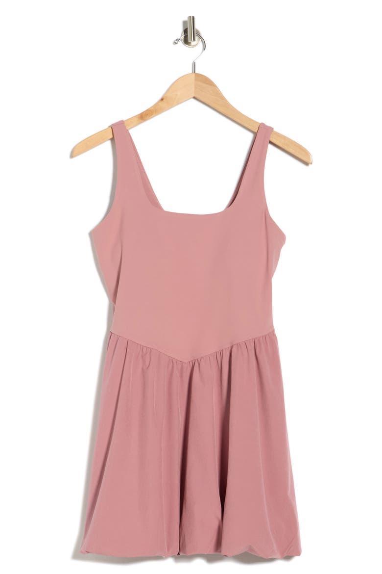 Outscore Hybrid Bubble Hem Dress, Alternate, color, PINK NOSTALGIA