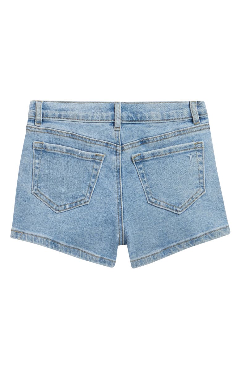 Tractr Kids' Star Bling Denim Shorts, Alternate, color, Indigo