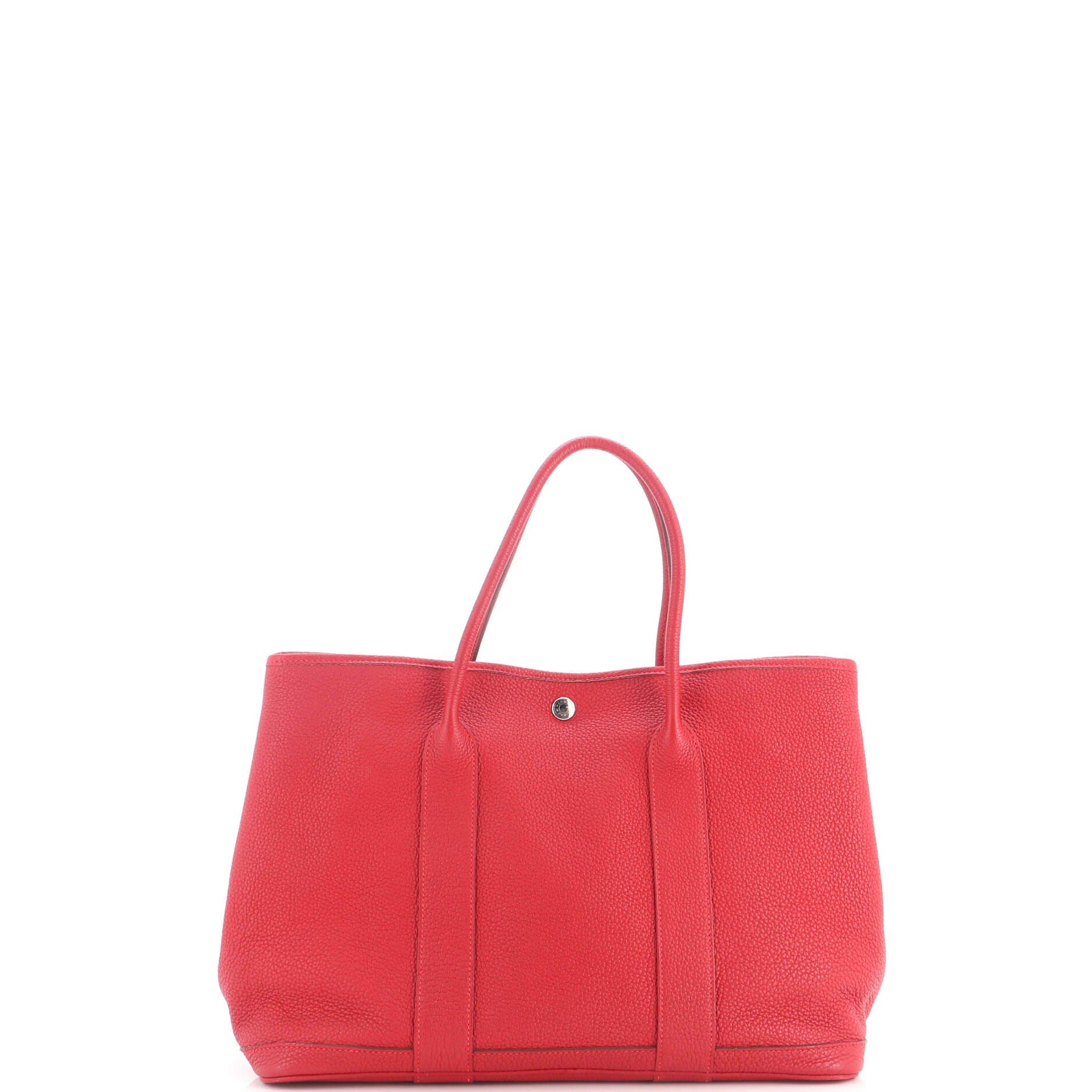 Garden Party Tote Leather 36, Alternate, color, Red