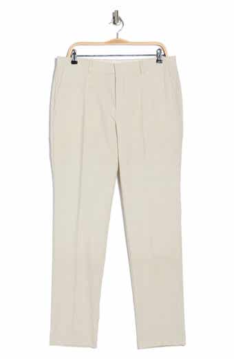 BOSS Genius Slim Fit Flat Front Wool Blend Dress Pants