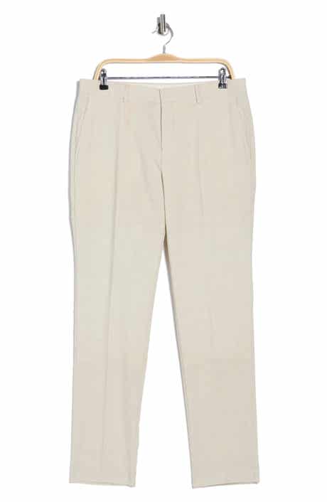 BOSS Genius Slim Fit Flat Front Wool Blend Dress Pants
