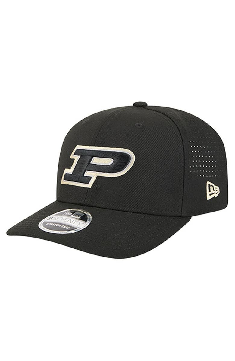 New Era Men
s New Era  Black Purdue Boilermakers Team 9SEVENTY Adjustable Hat, Main, color, Black