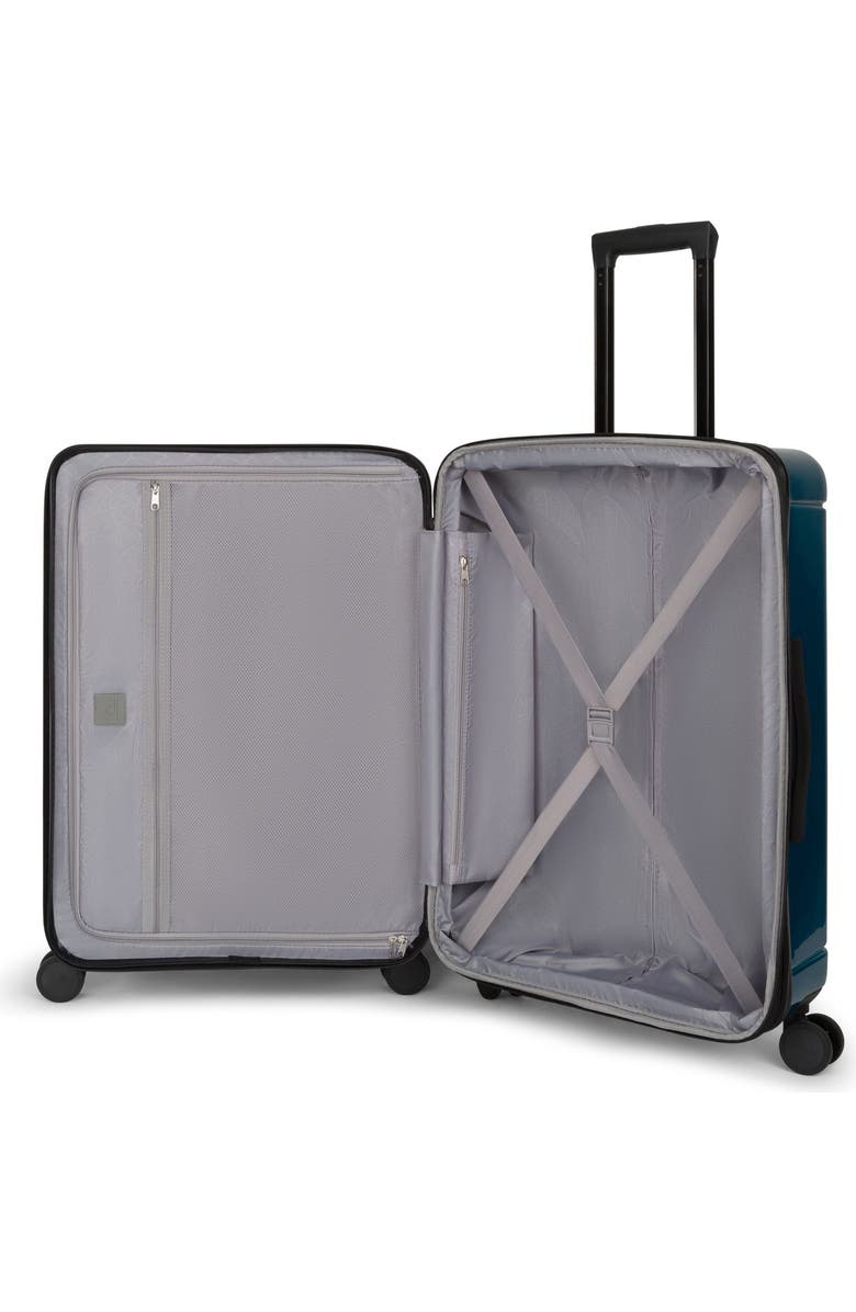 Quiksilver Malibu Suitcases PC Hardside Expandable Luggage with Spinner Wheels, 3-Piece Set, Alternate, color, Whale Blue