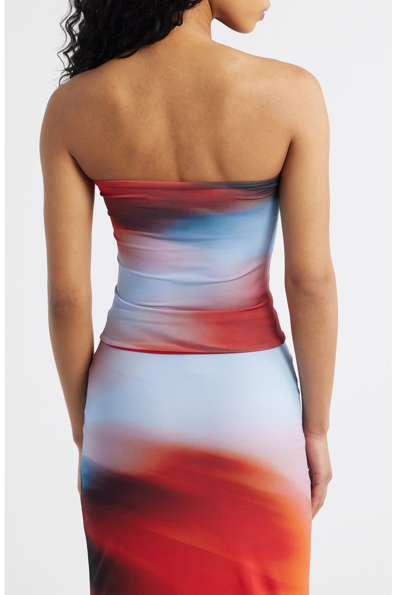 Yo X Ti Strapless Top, Alternate, color, ROSELLA