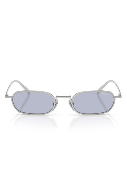 PR D58S 51mm Oval Sunglasses