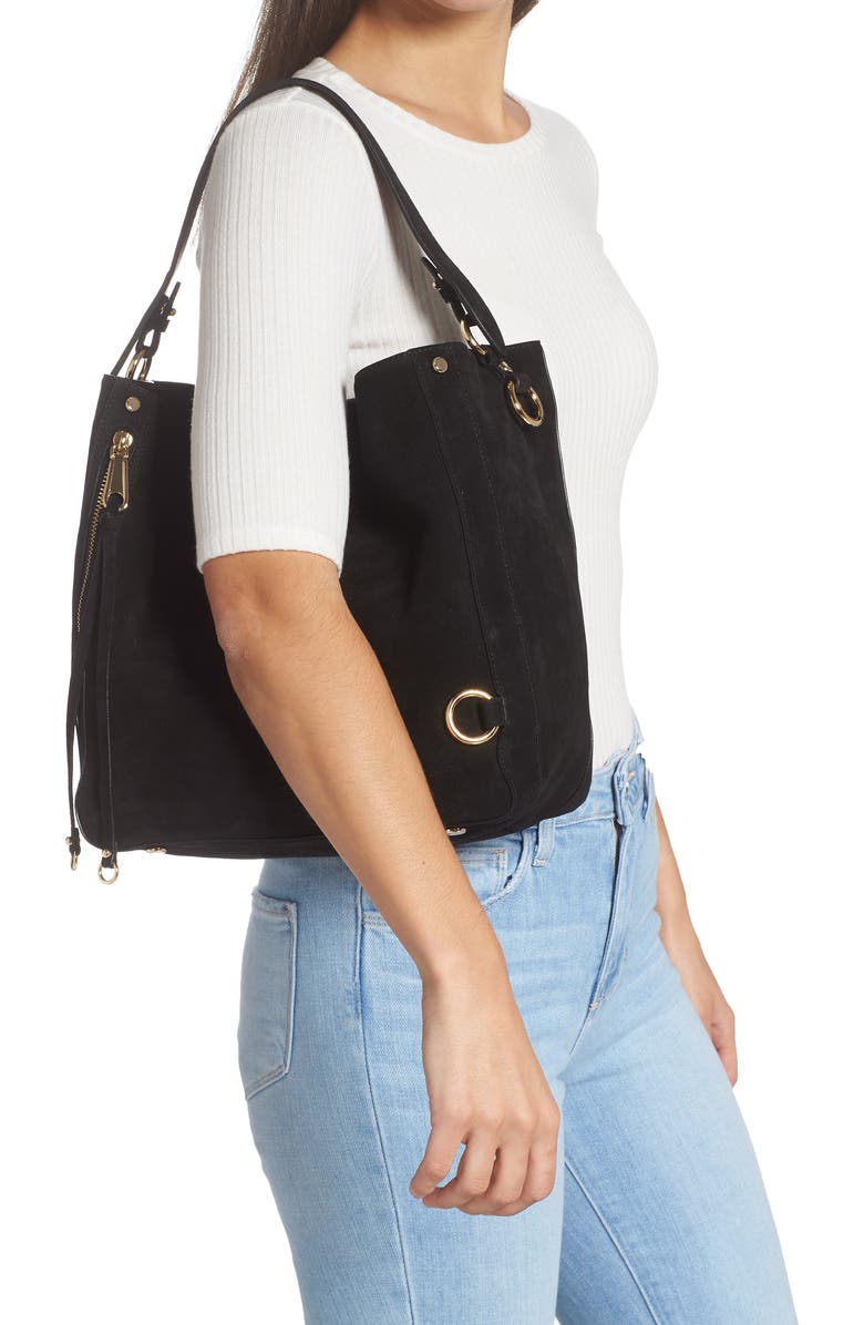 Rebecca Minkoff Mab Leather Hobo Bag, Alternate, color,