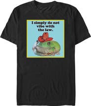 Lost Gods Men's Hat Frog No Law Vibe T-Shirt