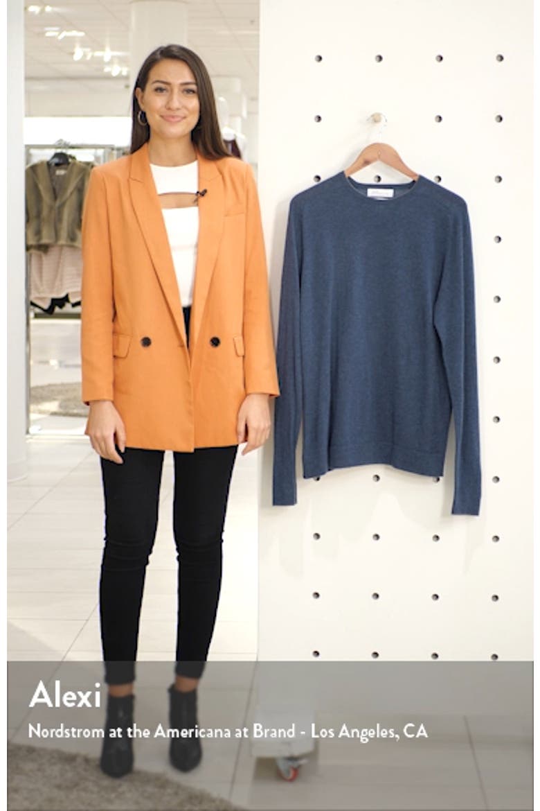 Cashmere Crewneck Sweater video