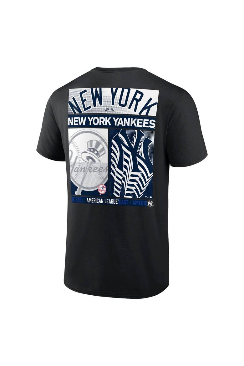 Men's Profile  Black New York Yankees Big & Tall Two-Sided Graphic T-Shirt, Alternate, color, Black