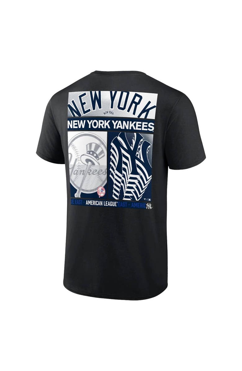 FANATICS Men's Profile Black New York Yankees Big & Tall Two-Sided Graphic T-Shirt, Alternate, color, Black