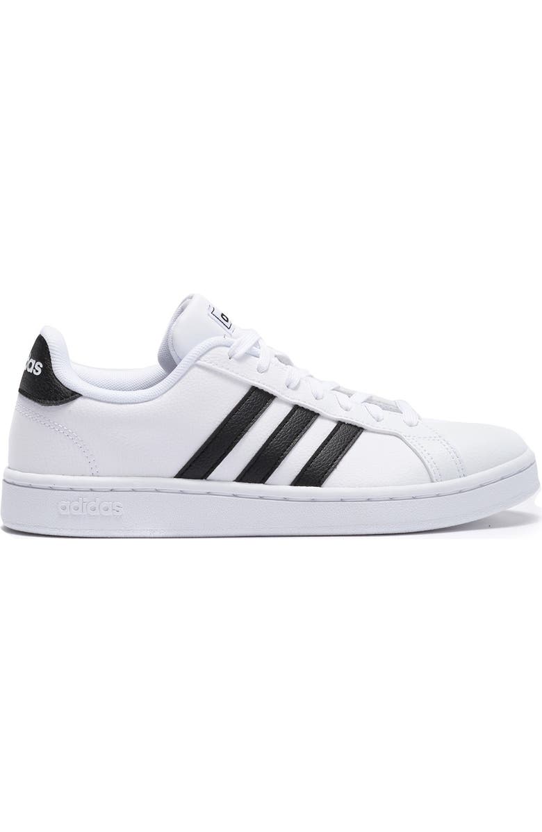 adidas Grand Court Lace-Up Sneaker, Alternate, color,