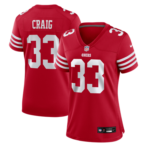 Women's Nike Roger Craig Scarlet San Francisco 49ers Team Retired Game Jersey