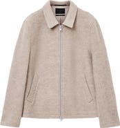 AllSaints Celeste Crop Boiled Wool Jacket