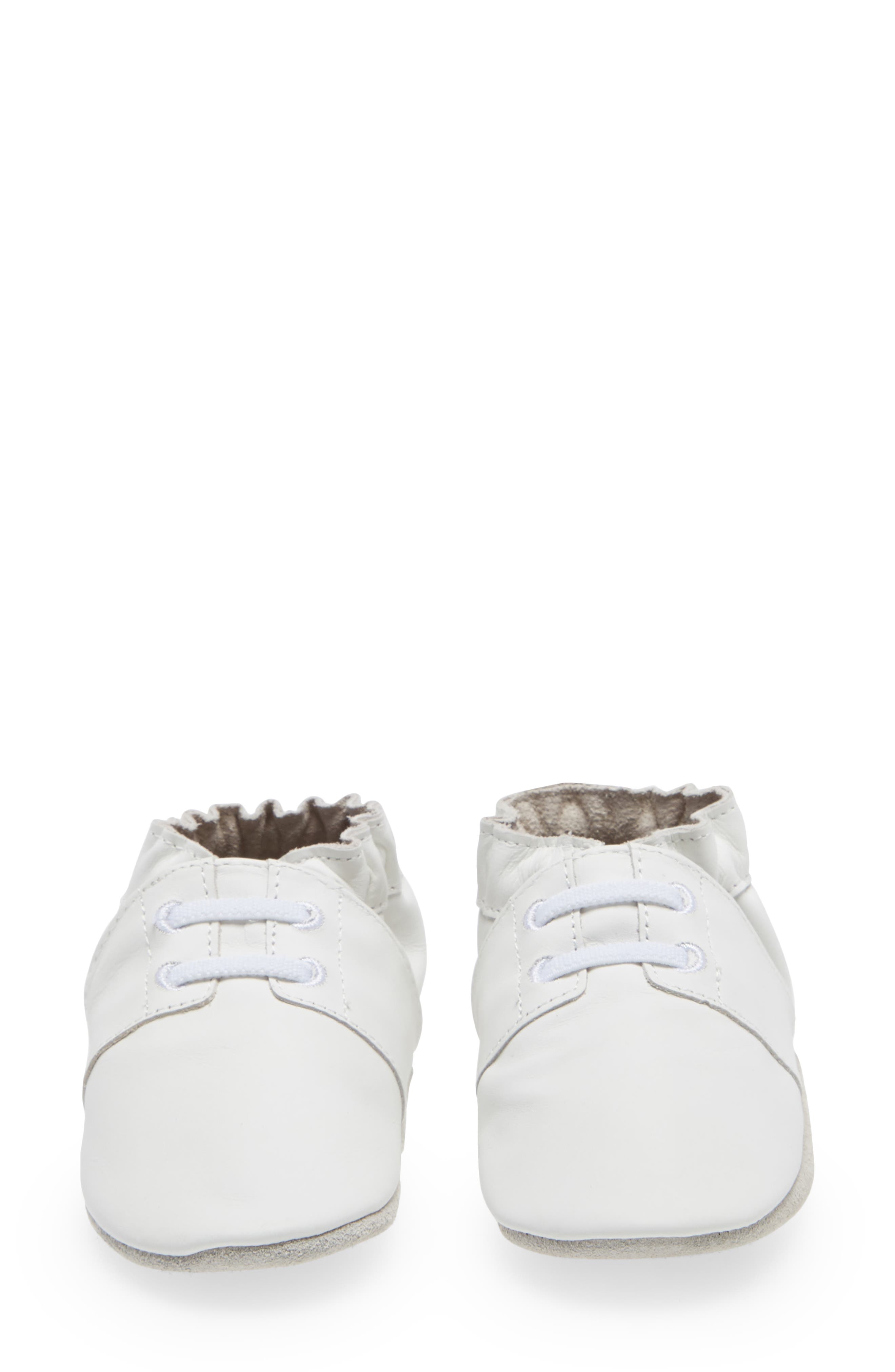 Special Occasion Crib Shoe, Alternate, color, WHITE