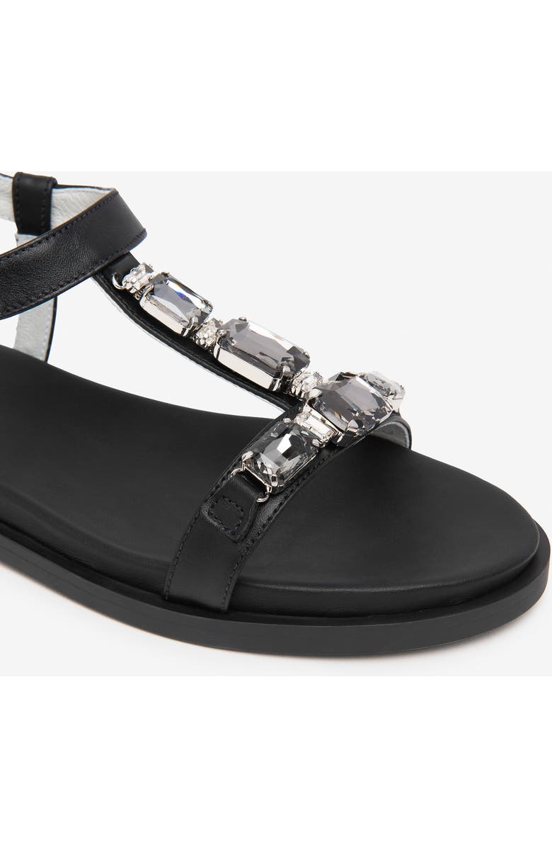 NeroGiardini Jeweled T-Strap Sandal, Alternate, color,