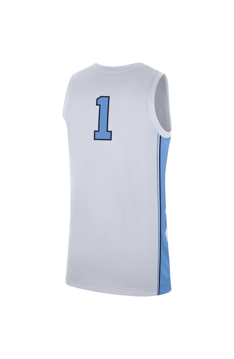 Jordan Brand Men's Jordan Brand White North Carolina Tar Heels Replica Jersey, Alternate, color, 