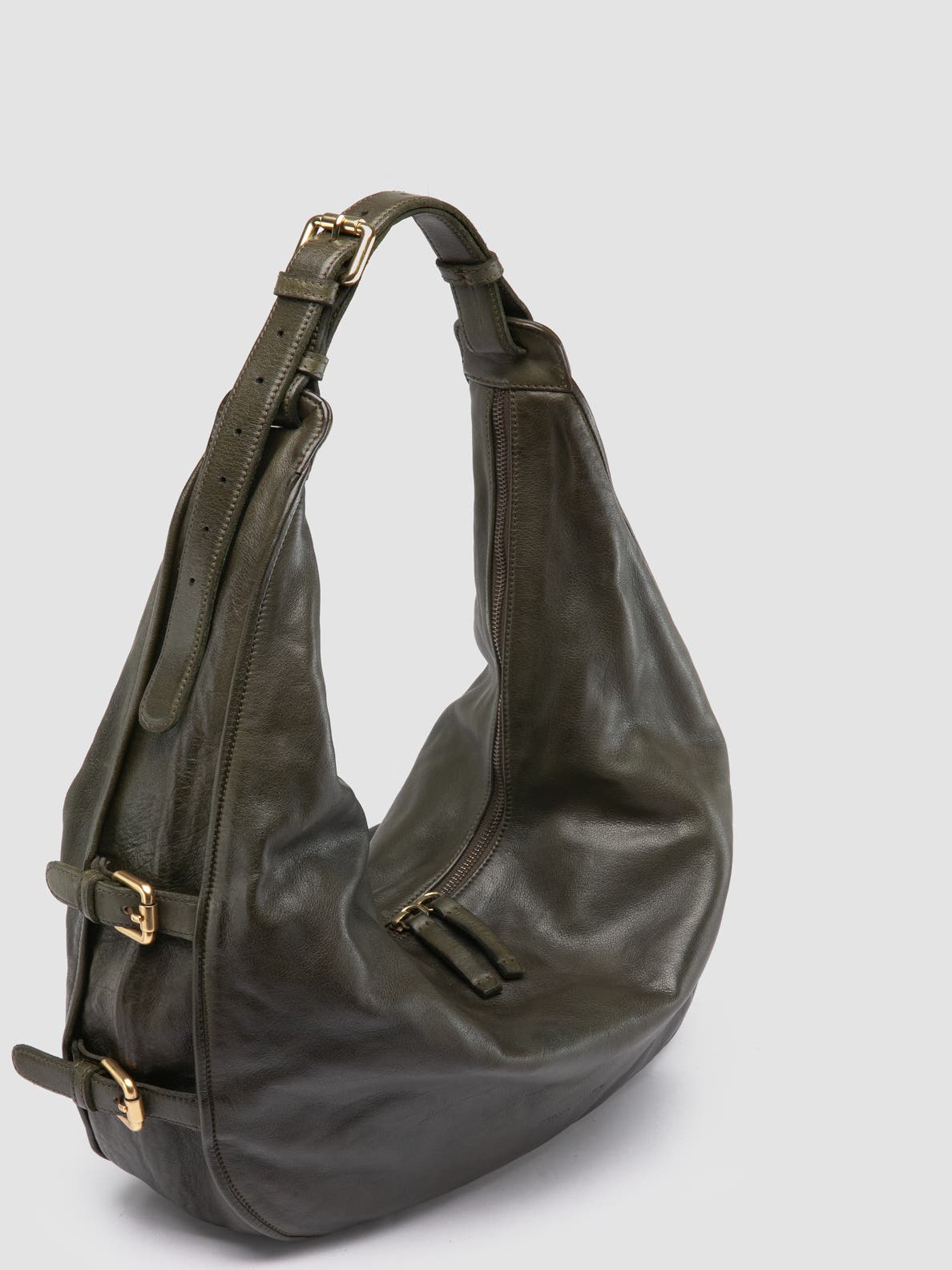 Julie 015 Crescent Shoulder Bag, Alternate, color, Green