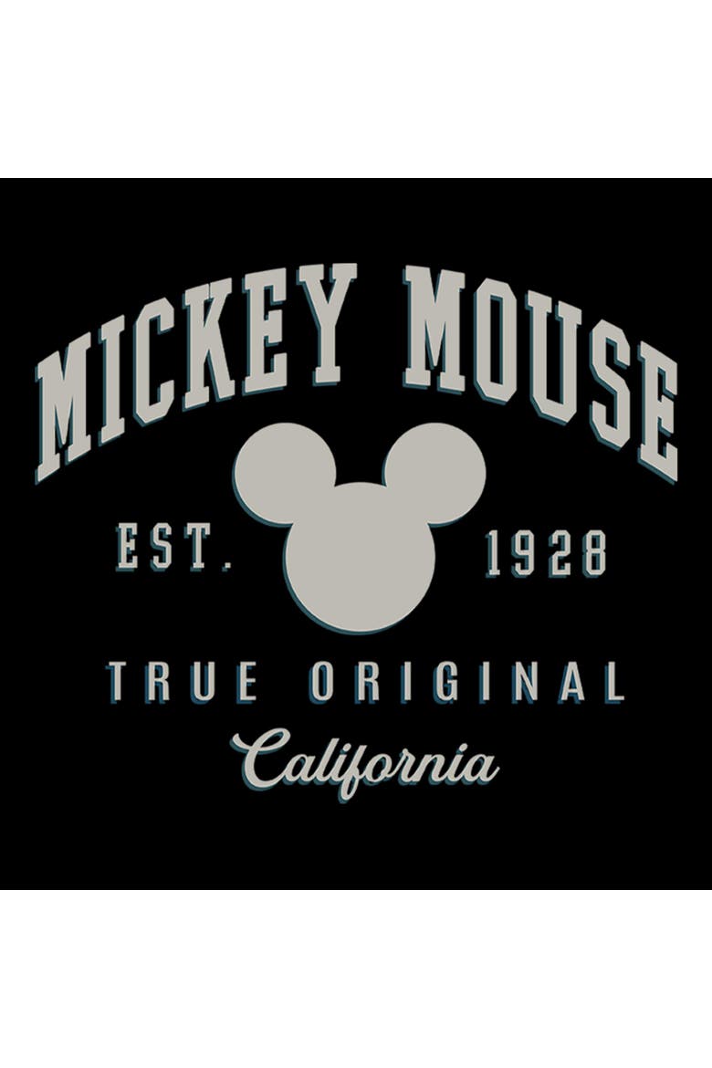 Junior's Mickey & Friends True Original California  Graphic T-Shirt, Alternate, color, Black