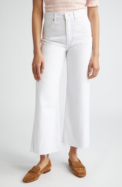 R13 Alison Crop White Mid Rise Jeans Women's Size 25 Raw Hem RETAIL offers $425