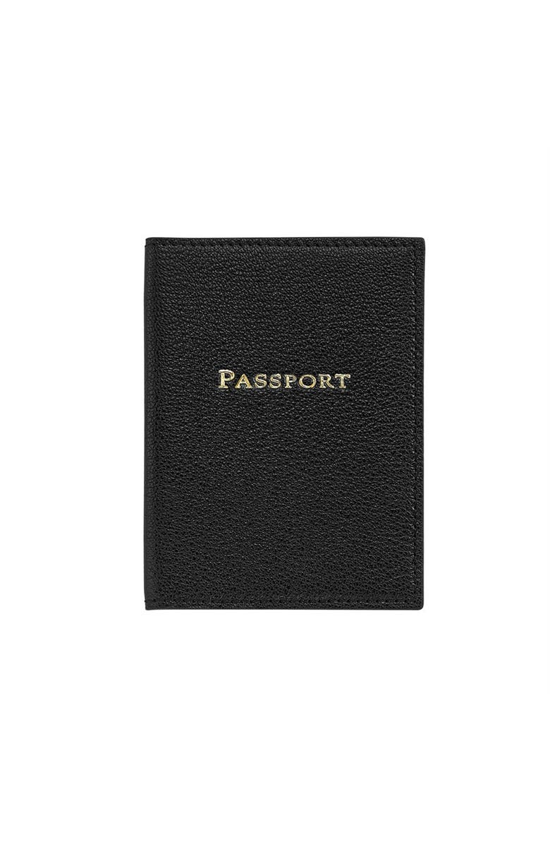Graphic Image Passport Holder, Main, color, Black