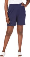 Jessica London Soft Ease Cotton Knit Short
