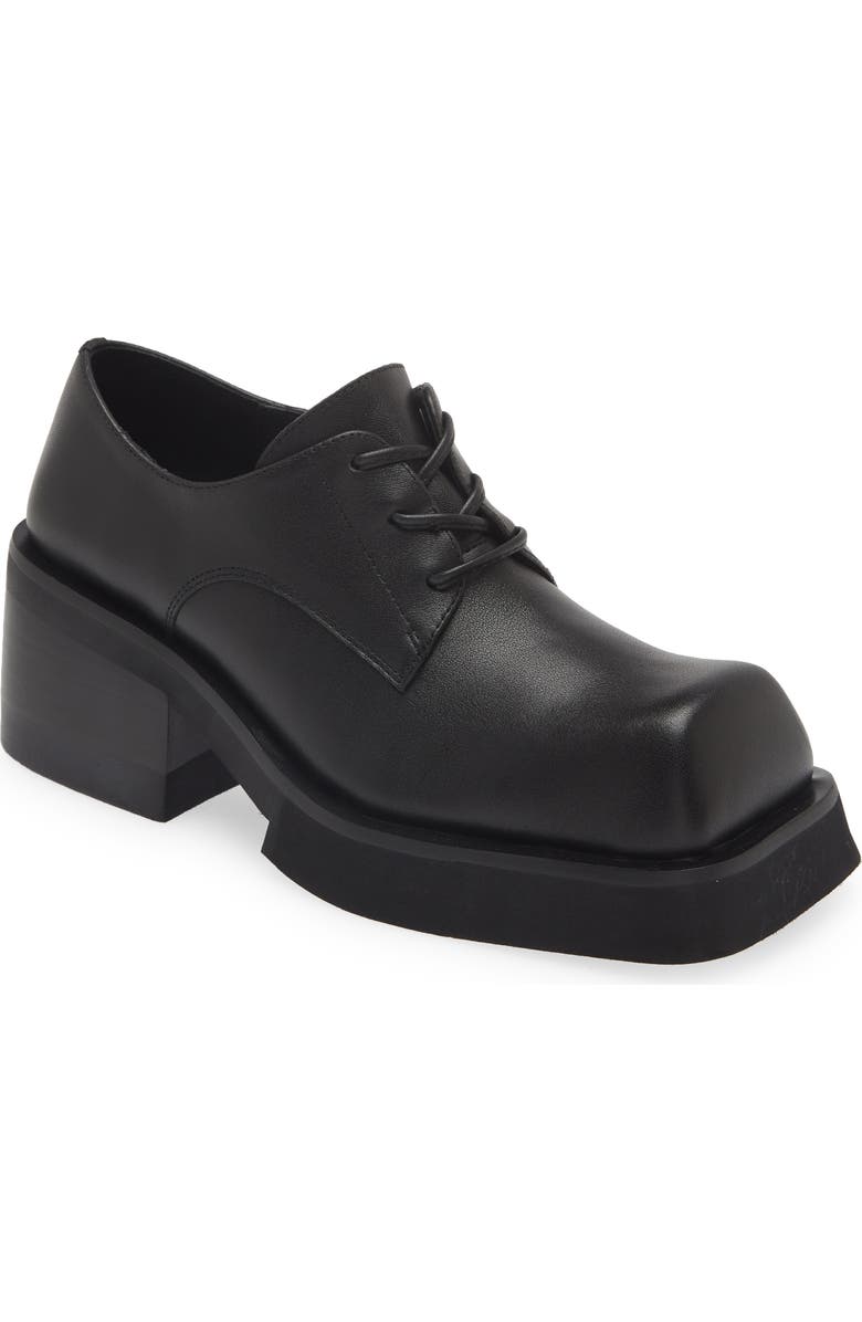 Jeffrey Campbell Intellect Square Toe Platform Derby, Main, color,