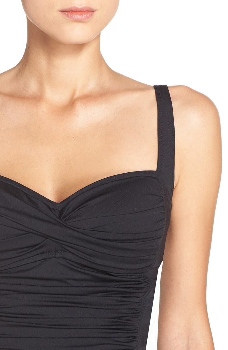 La Blanca 'Glamour' Tankini Top, Alternate, color,