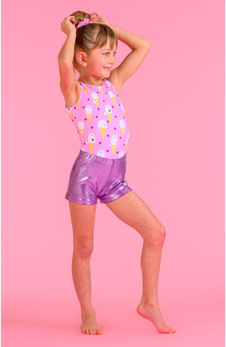 Destira Kitty Cones Leotard, Alternate, color, Kitty Cones