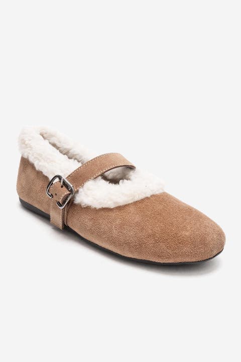Guin Leather Strap Flat