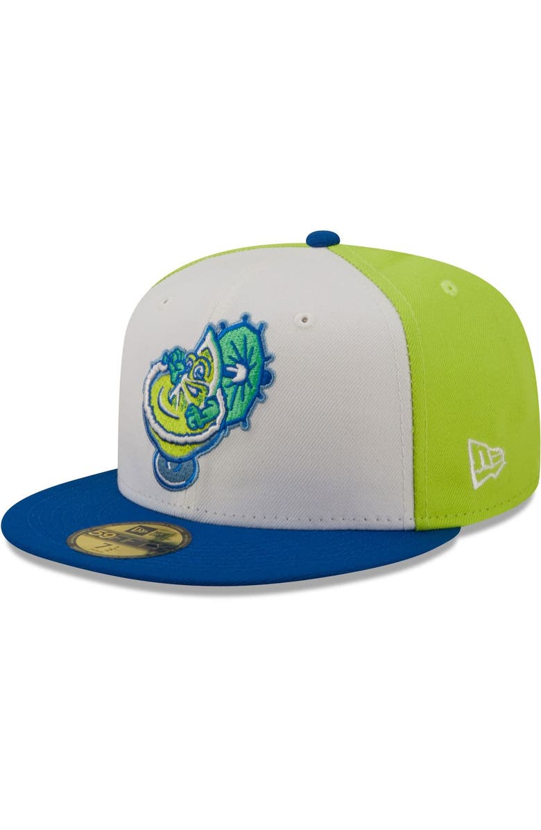 New Era Men's New Era White/Blue Margaritas de El Paso Copa De La Diversion 59FIFTY Fitted Hat, Main, color,