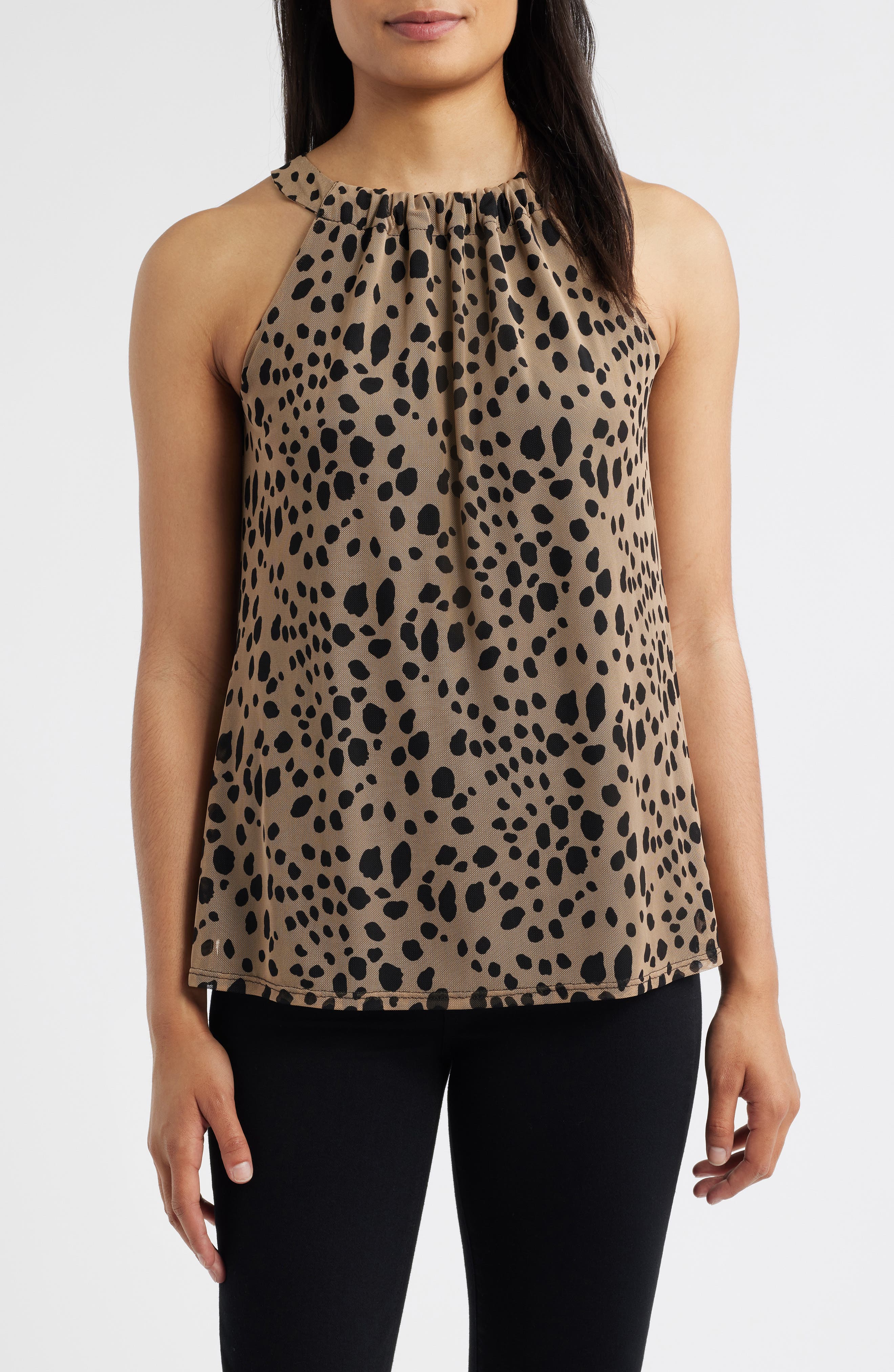 high low halter top