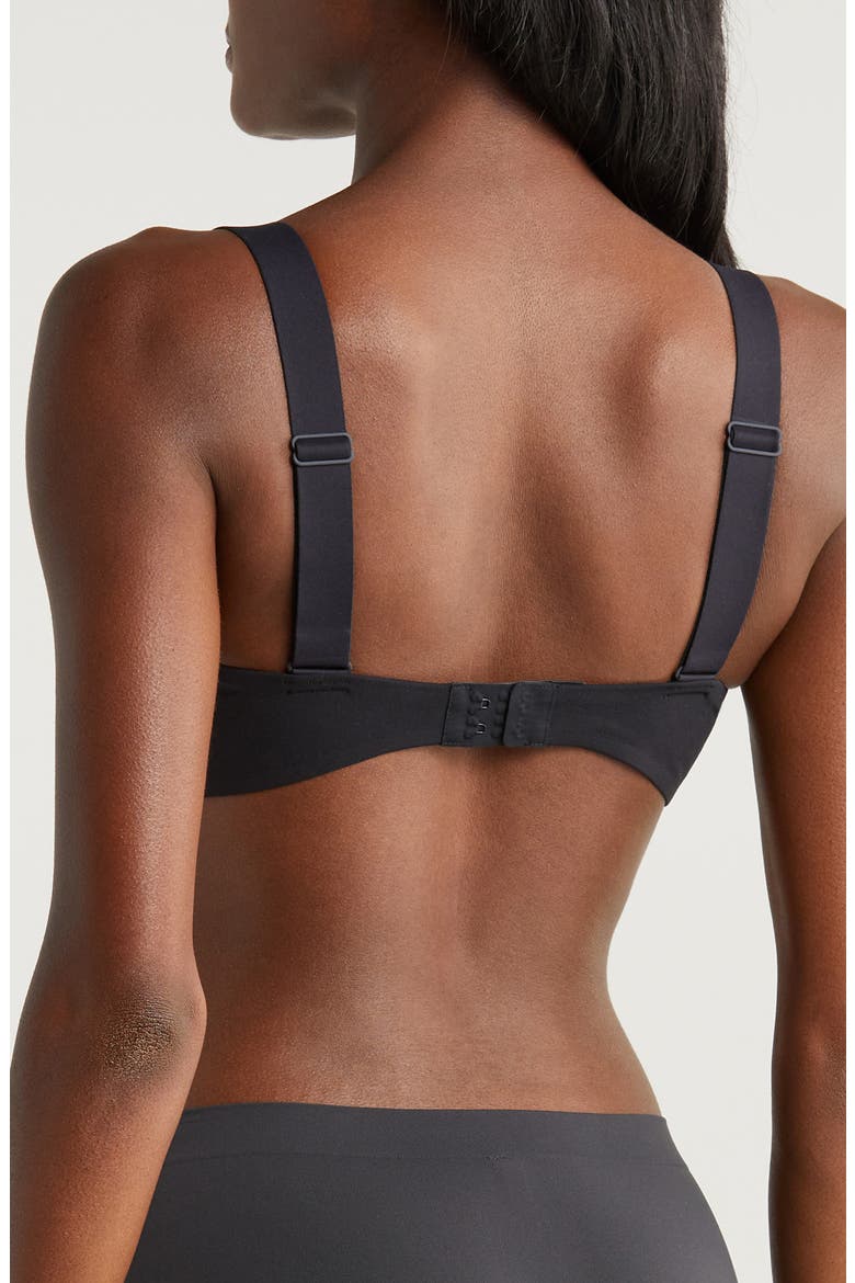Bonded Underwire Bra, Alternate, color, BLACK