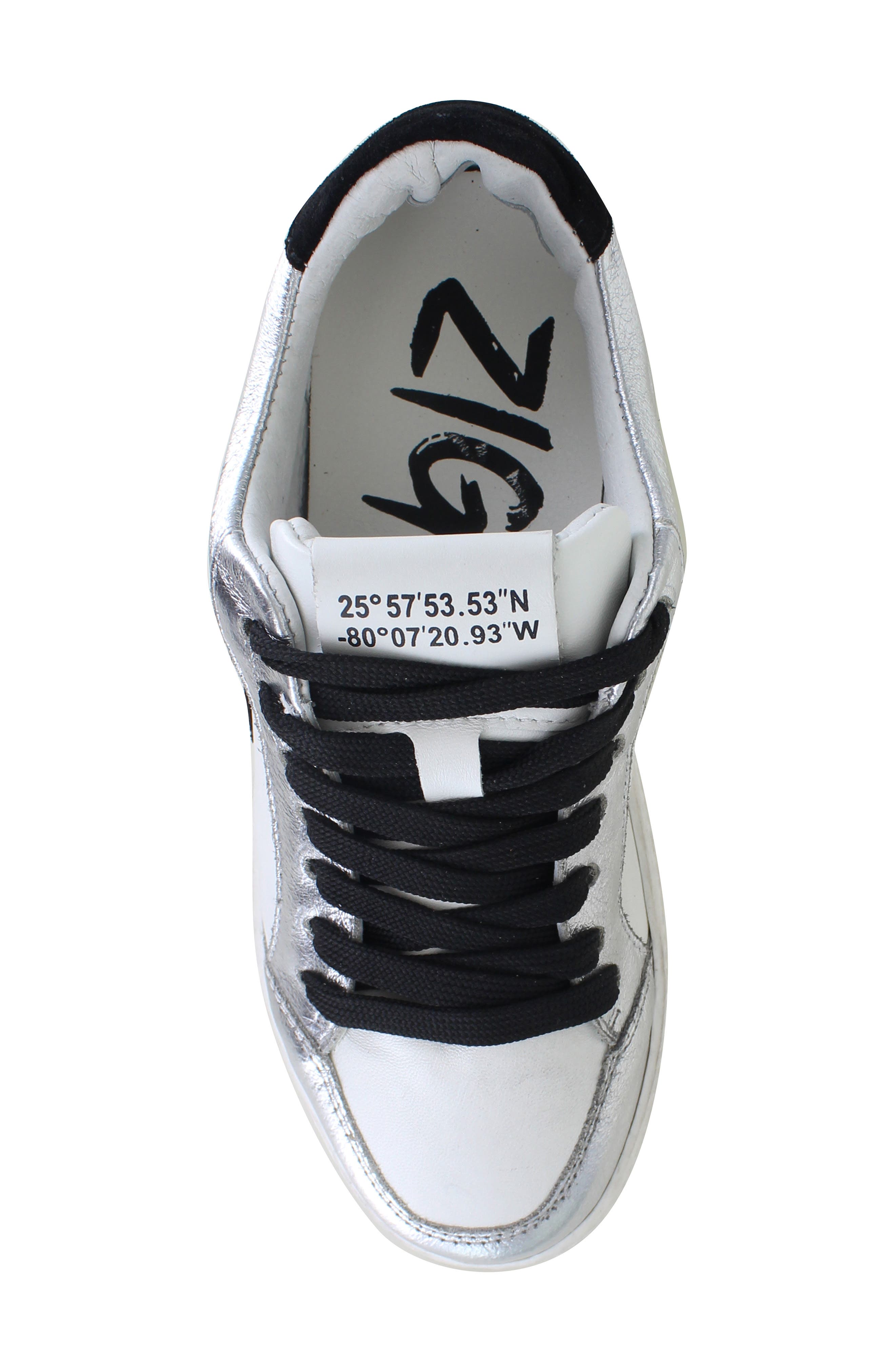 ZIGI Ruta Sneaker, Alternate, color, White Black