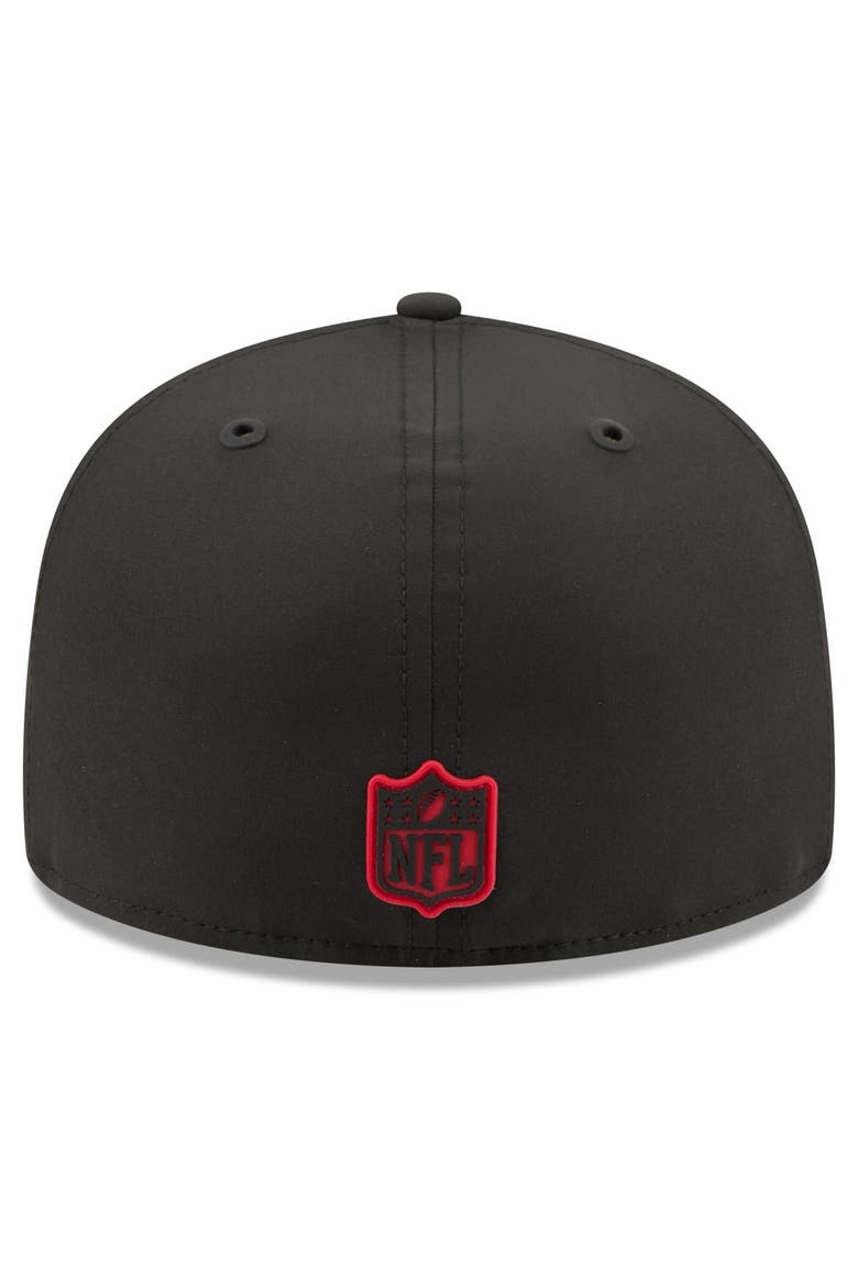 Men's New Era Black Atlanta Falcons 2026 Sideline 59FIFTY Fitted Hat, Alternate, color, Black