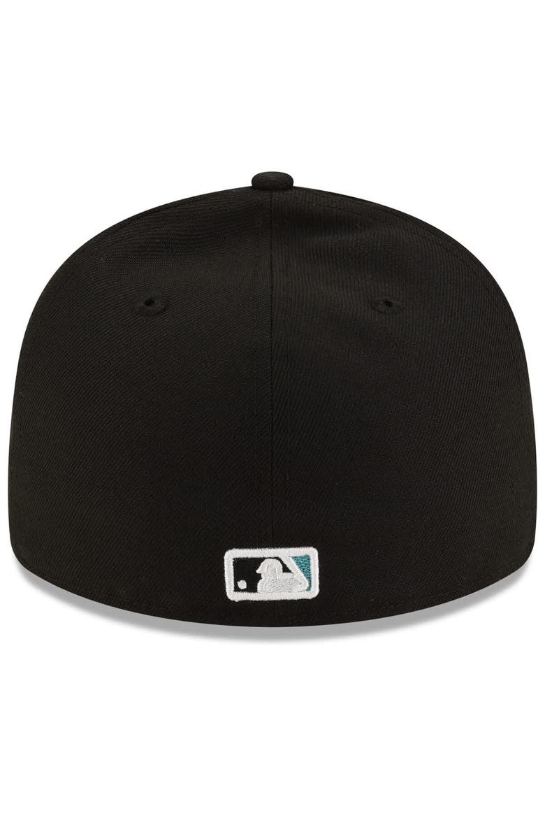 Men's New Era  Black Florida Marlins On-Field Authentic Collection Low Profile 59FIFTY Fitted Hat, Alternate, color, Black