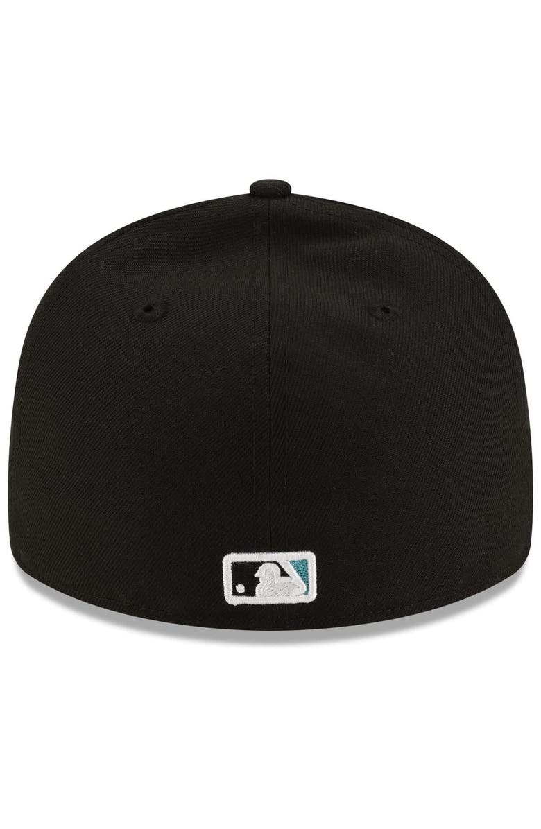 New Era Men's New Era  Black Florida Marlins On-Field Authentic Collection Low Profile 59FIFTY Fitted Hat, Alternate, color, Black
