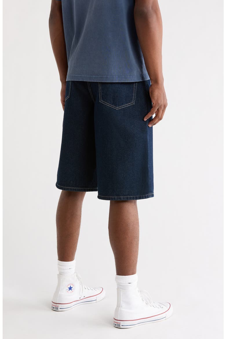 Kashton Extreme Baggy Denim Shorts, Alternate, color, DARK INDIGO
