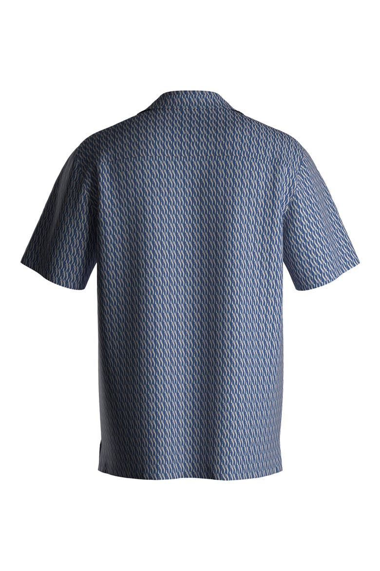 Beach Camp Shirt, Alternate, color, BLUE