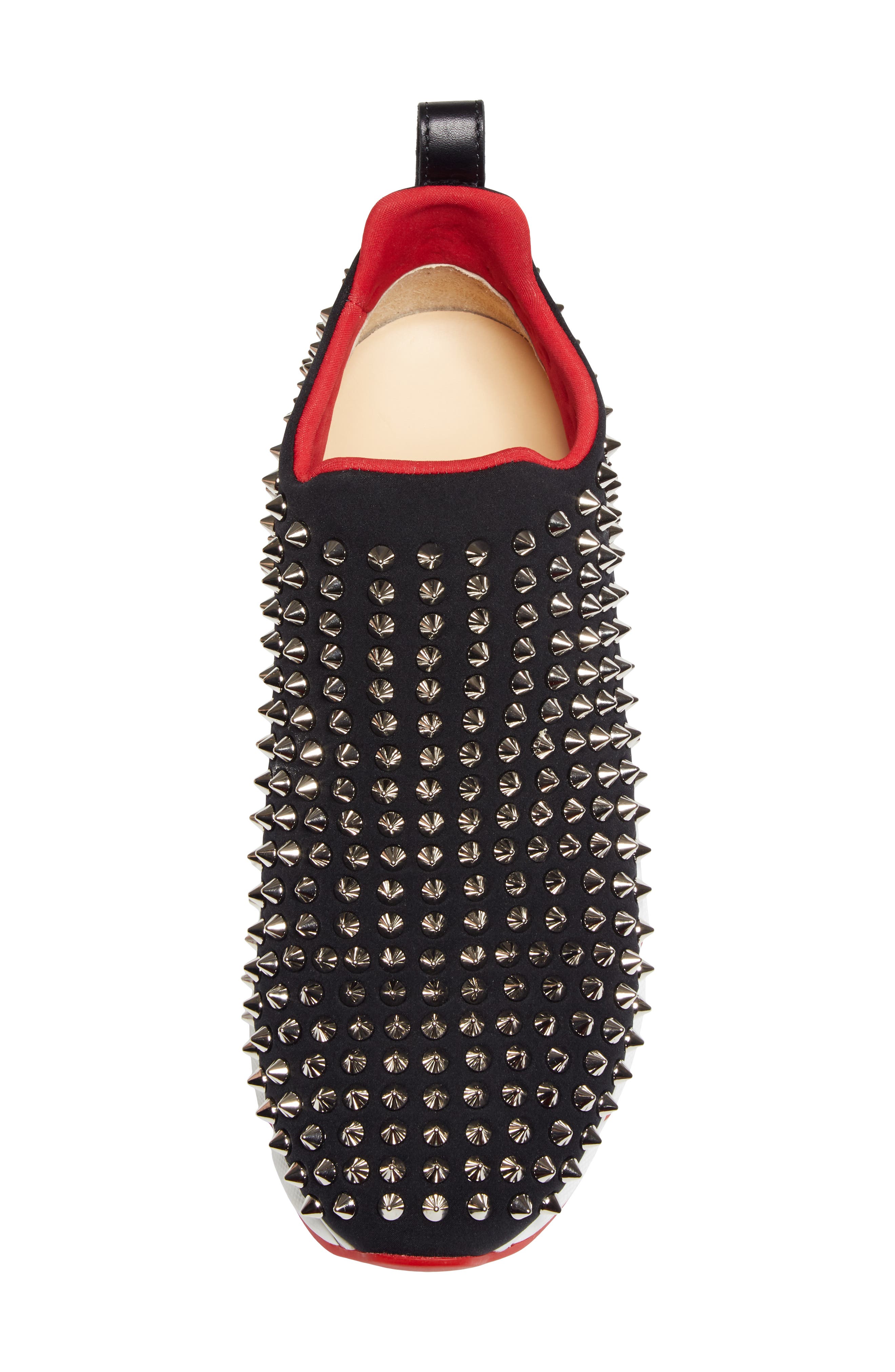 Christian Louboutin Spike Sock Donna Sneaker, Alternate, color, 