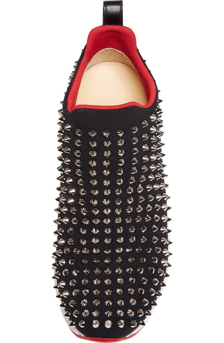 Christian Louboutin Spike Sock Donna Sneaker, Alternate, color,