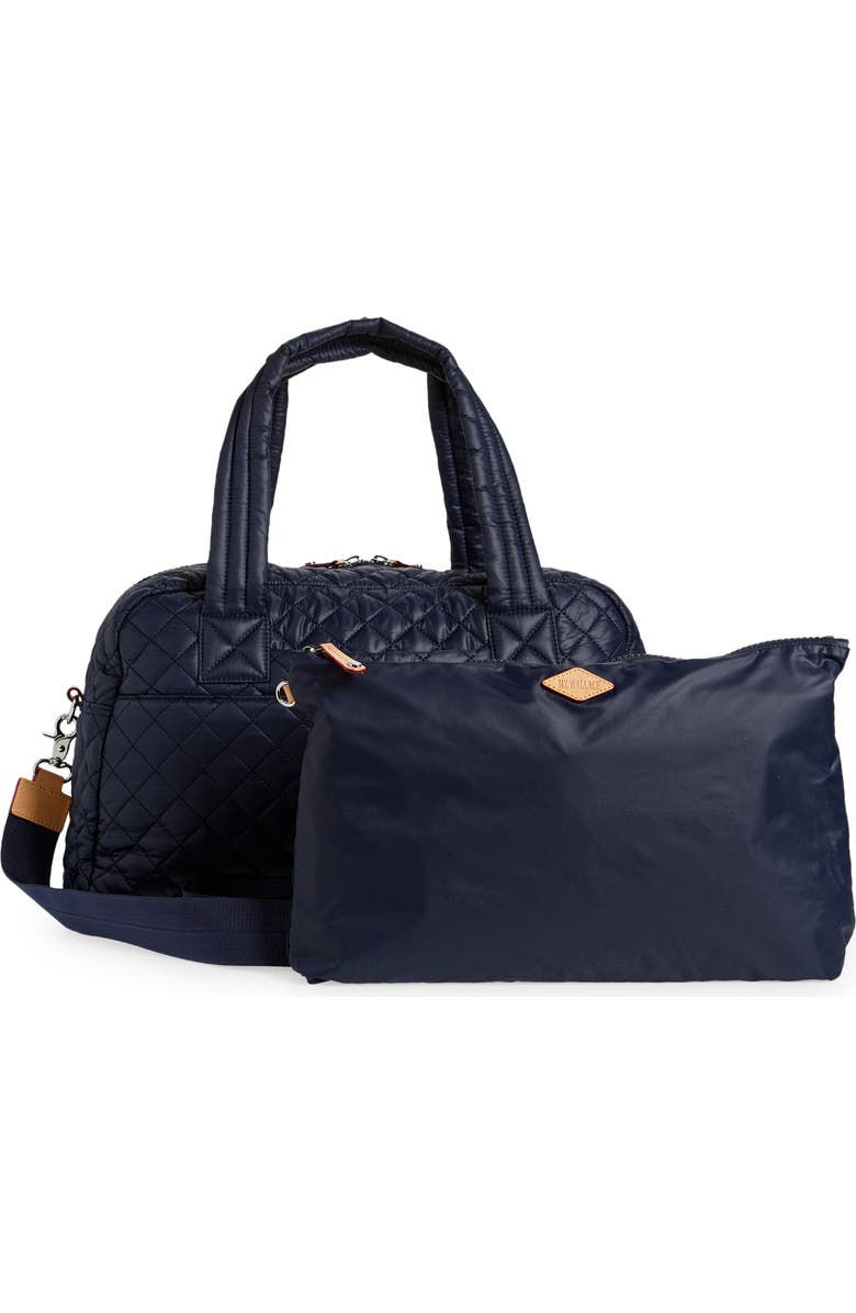 MZ Wallace Jimmy Quilted Nylon Bag, Alternate, color, Dawn