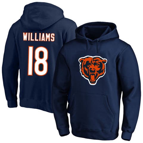 Men's Fanatics Caleb Williams Navy Chicago Bears Big & Tall Name & Number Fleece Hoodie