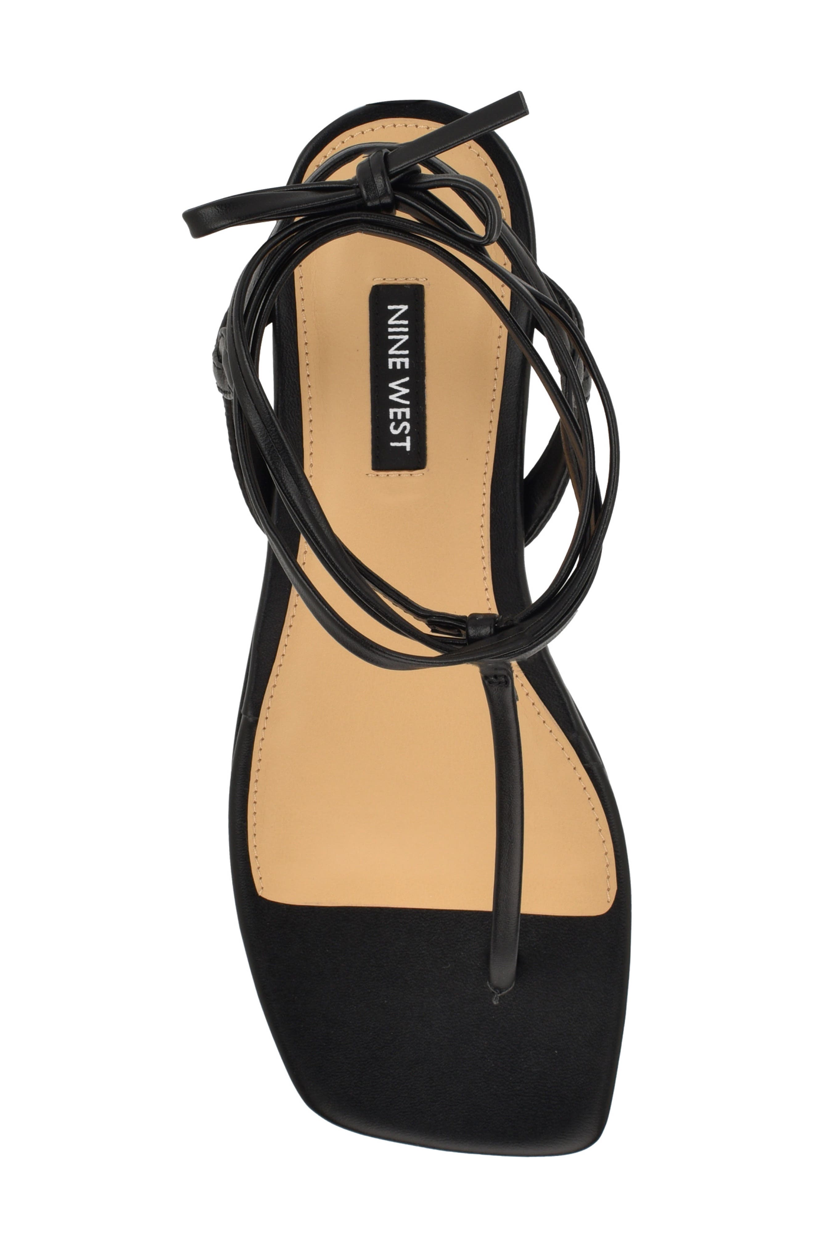 Nine West Norta Ankle Wrap Sandal, Alternate, color, 