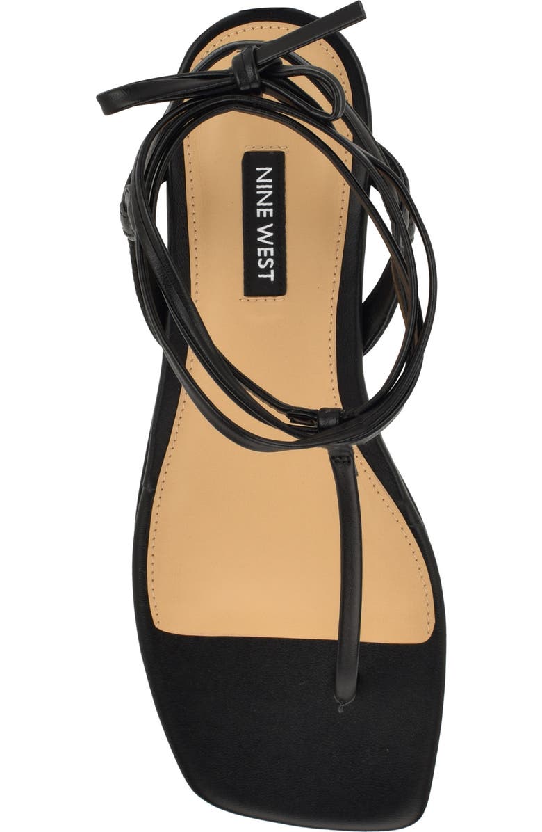 Nine West Norta Ankle Wrap Sandal, Alternate, color,