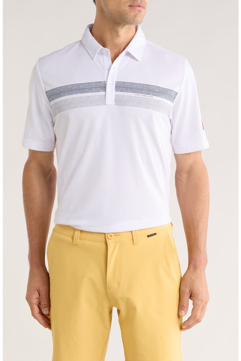 Top Recruit Knit Polo, Main, color, WHITE