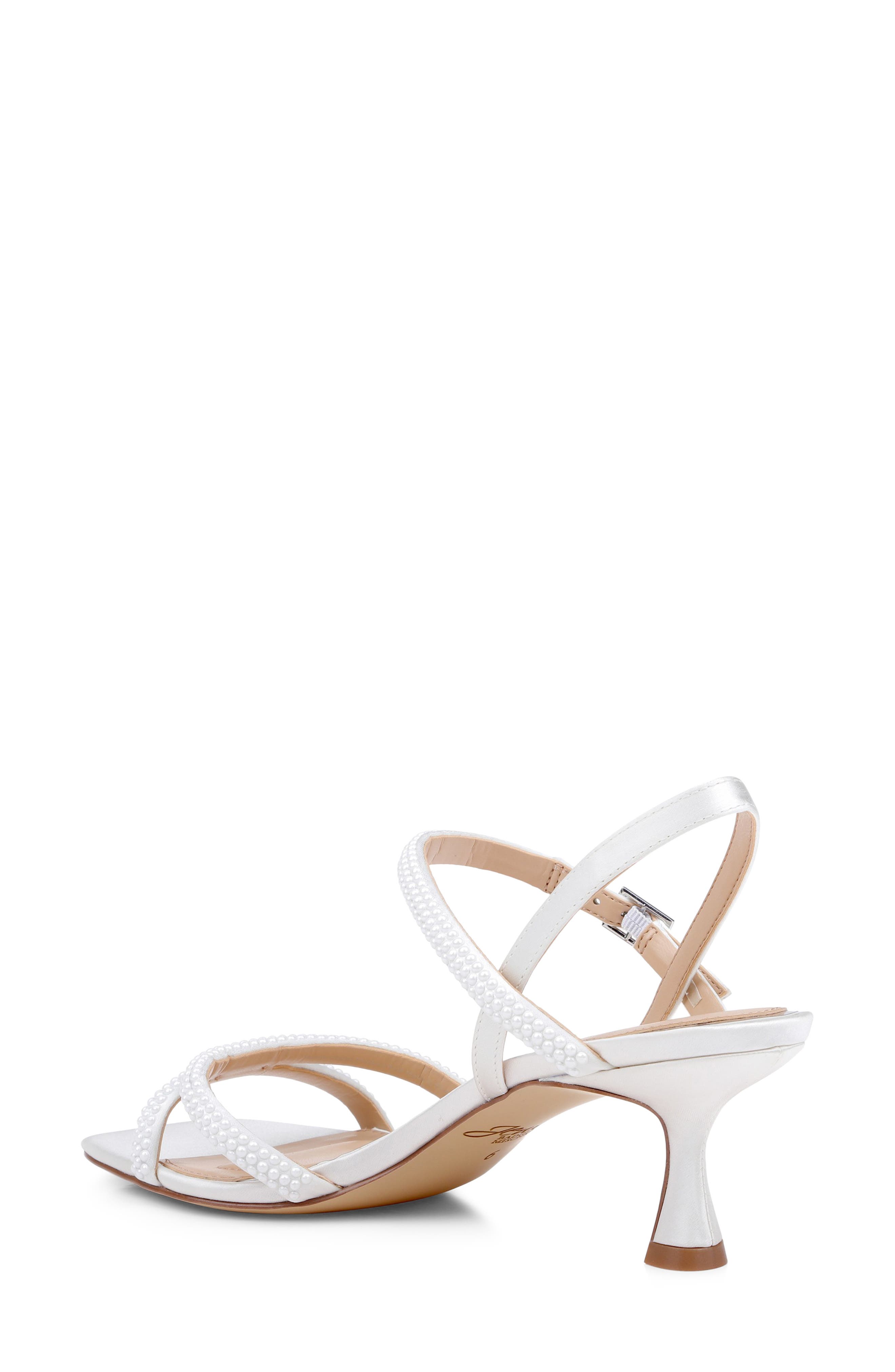Zianna II Sandal, Alternate, color, IVORY SATIN